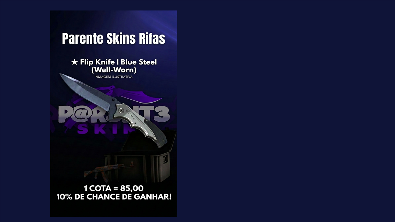 Rifa ★ Flip Knife Blue Steel